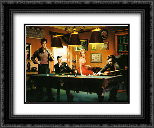 Legal Action 18x15 Black Ornate Wood Framed Art Print Poster with Double Matting by Consani, Chris