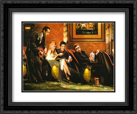 Classic Interlude 18x15 Black Ornate Wood Framed Art Print Poster with Double Matting by Consani, Chris