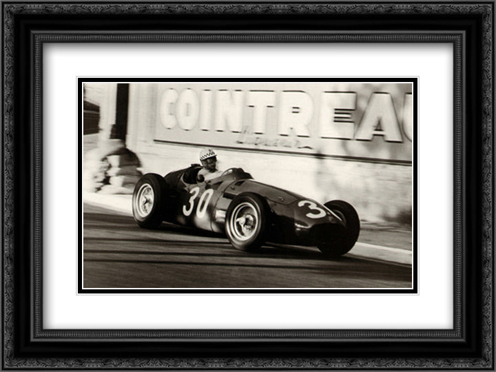 Grand Prix of Monaco, 1956 18x15 Black Ornate Wood Framed Art Print Poster with Double Matting by Alexander, Jesse