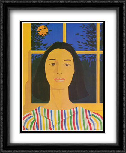 East Interior, 1979 28x39 Black Ornate Wood Framed Art Print Poster with Double Matting by Katz, Alex