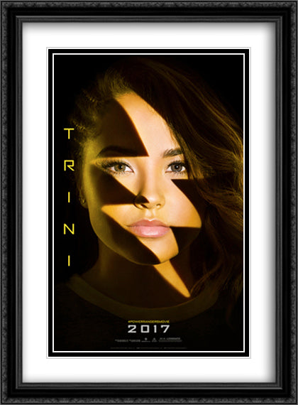 Power Rangers Trini 28x38 Black Ornate Wood Framed Movie Poster with Double Matting