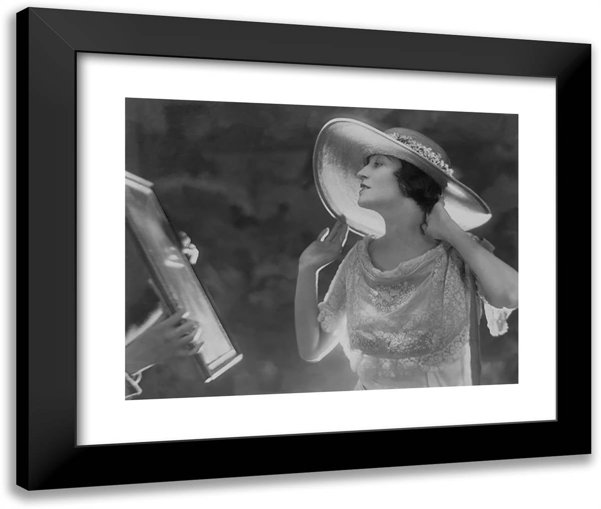 Ann Andrews 24x20 Black Modern Wood Framed Art Print Poster by Meyer, Adolph de