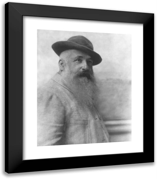 Claude Monet 20x23 Black Modern Wood Framed Art Print Poster by Meyer, Adolph de