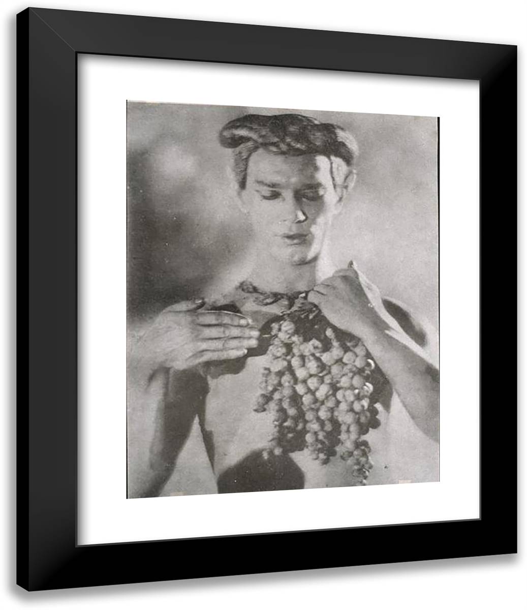 Plate #3, L'Apres-Midi D'Un Faune Nijinsky, 1912 20x24 Black Modern Wood Framed Art Print Poster by Meyer, Adolph de
