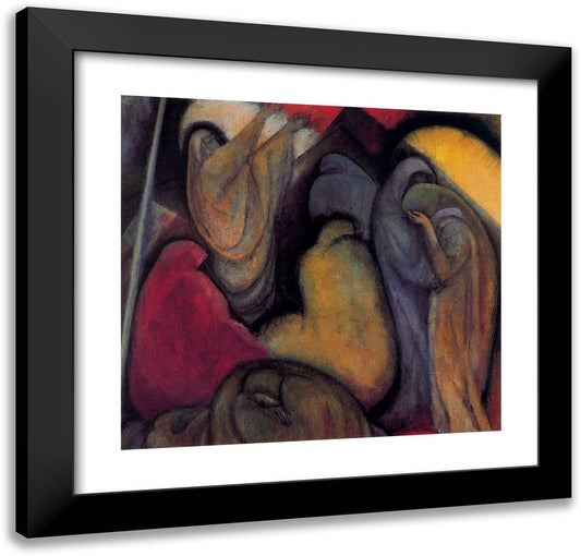 Lamentation 21x20 Black Modern Wood Framed Art Print Poster by Bloch, Albert