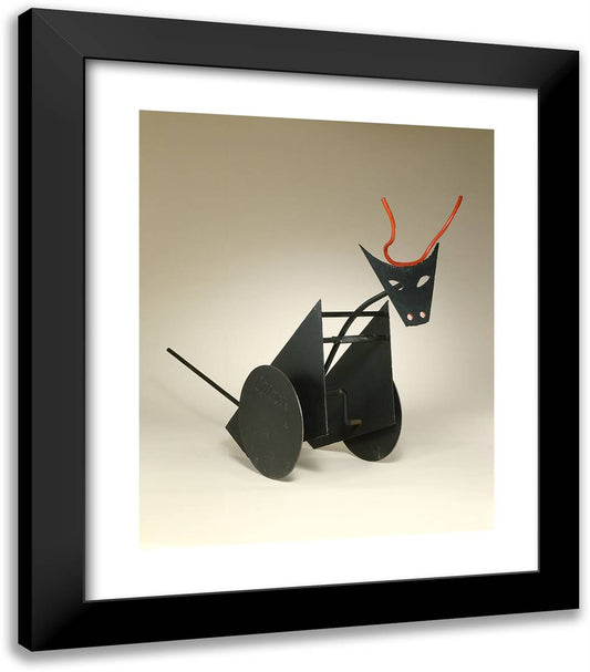 Carretta 20x23 Black Modern Wood Framed Art Print Poster by Calder, Alexander