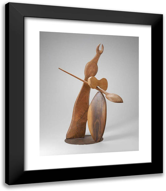 Diana  20x23 Black Modern Wood Framed Art Print Poster by Calder, Alexander