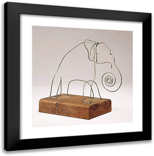 Elephant 20x20 Black Modern Wood Framed Art Print Poster by Calder, Alexander