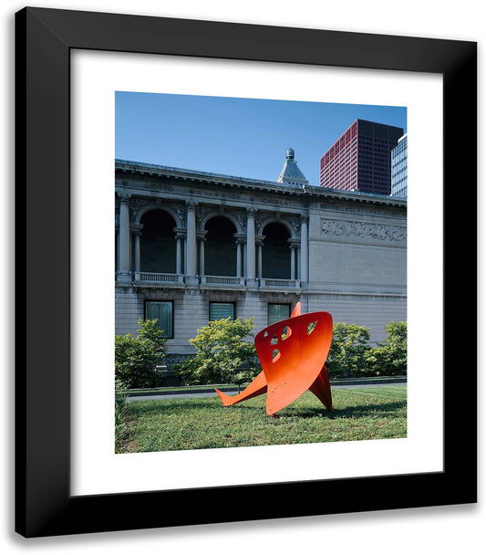 Flying Dragon 20x23 Black Modern Wood Framed Art Print Poster by Calder, Alexander
