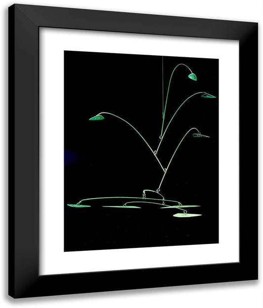 Stainless Stealer  20x24 Black Modern Wood Framed Art Print Poster by Calder, Alexander