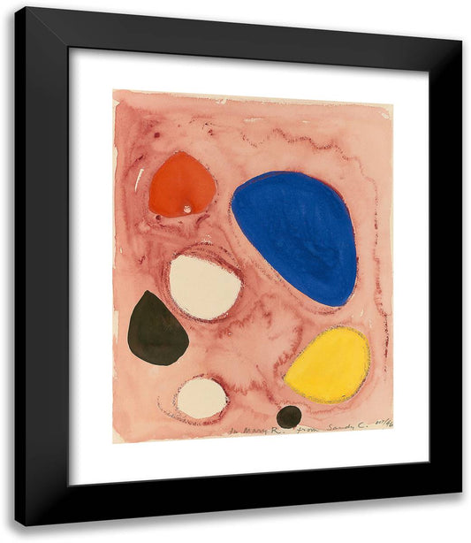 Untitled_1 20x23 Black Modern Wood Framed Art Print Poster by Calder, Alexander