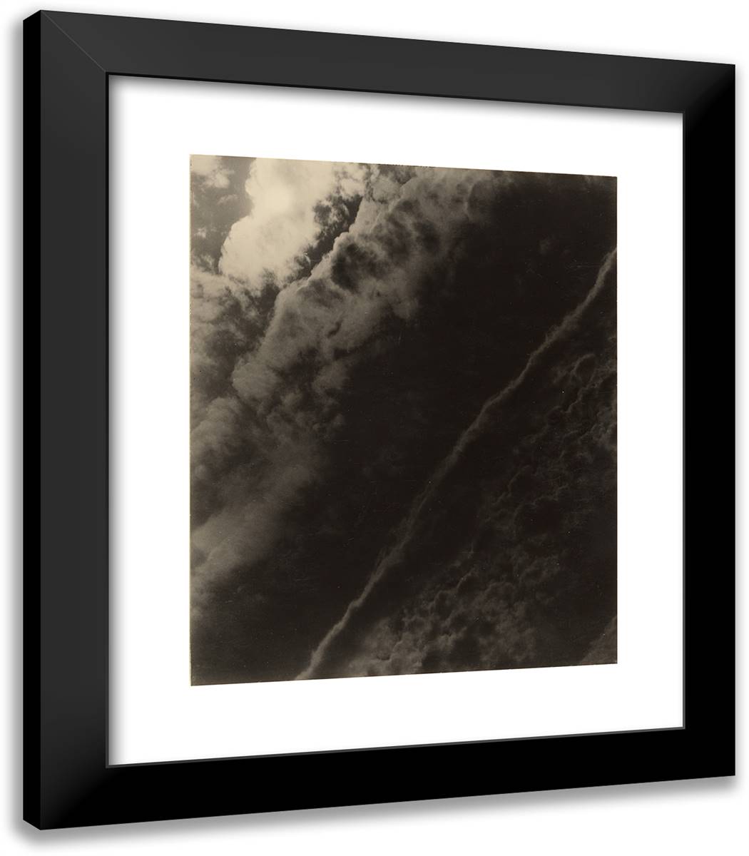 Equivalent I 20x23 Black Modern Wood Framed Art Print Poster by Stieglitz, Alfred