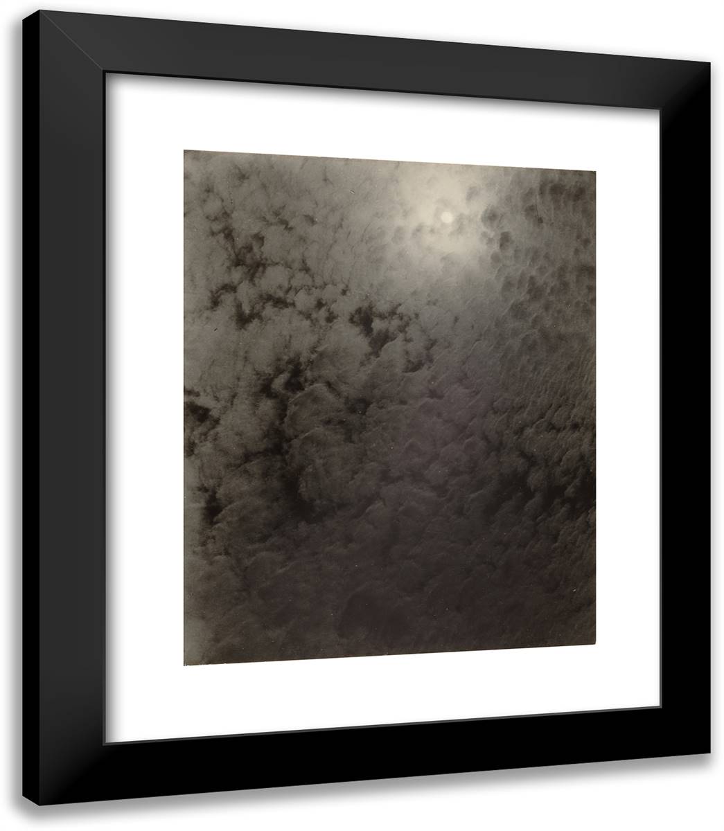 Equivalent, A3 of Series A1 20x23 Black Modern Wood Framed Art Print Poster by Stieglitz, Alfred