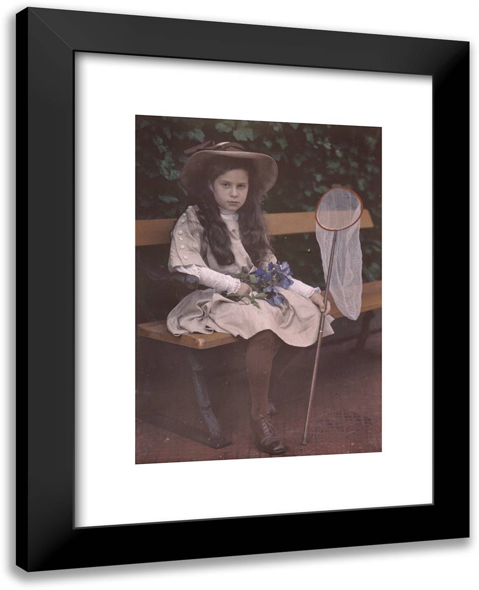 Kitty Stieglitz 19x24 Black Modern Wood Framed Art Print Poster by Stieglitz, Alfred