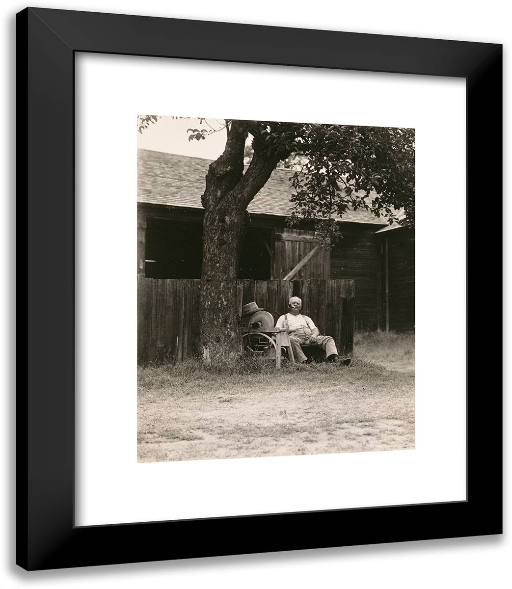 Richard, Lake George 20x23 Black Modern Wood Framed Art Print Poster by Stieglitz, Alfred