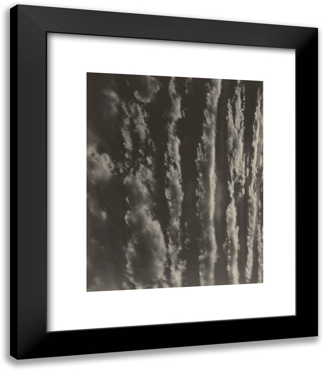 Songs of the Sky I 20x23 Black Modern Wood Framed Art Print Poster by Stieglitz, Alfred