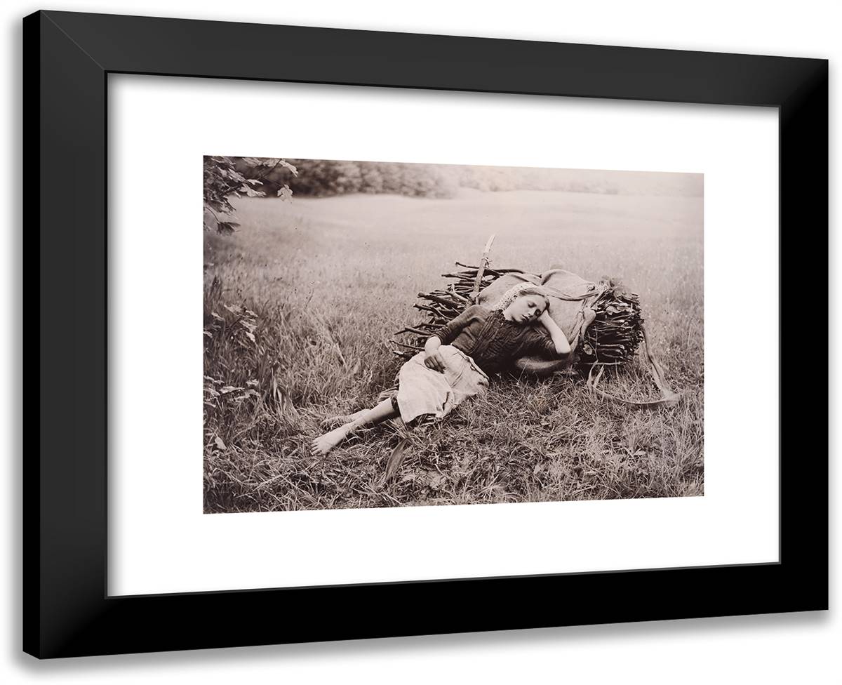 Weary 24x19 Black Modern Wood Framed Art Print Poster by Stieglitz, Alfred
