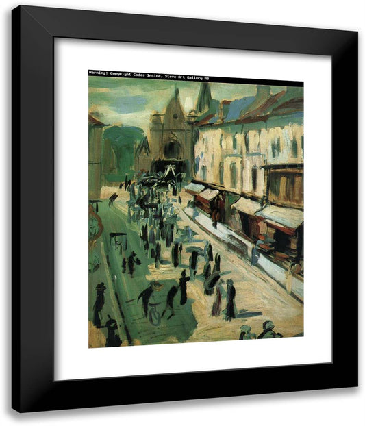 Funeral 20x24 Black Modern Wood Framed Art Print Poster by Derain, Andre