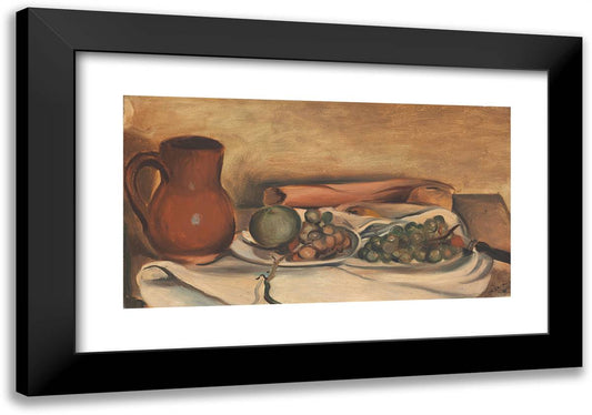 Grapes 24x17 Black Modern Wood Framed Art Print Poster by Derain, Andre