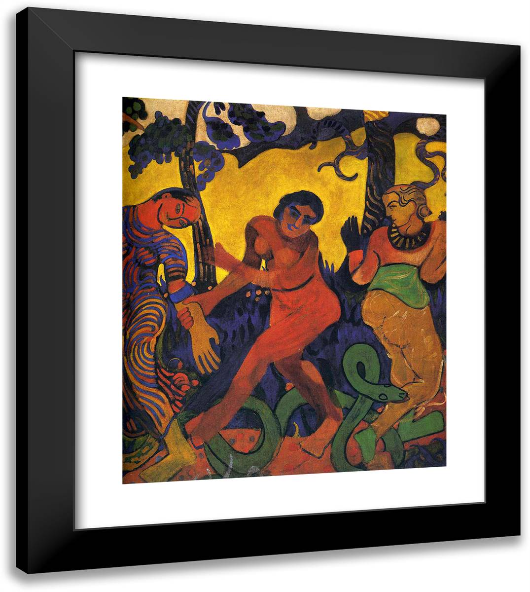 The Dance 20x23 Black Modern Wood Framed Art Print Poster by Derain, Andre