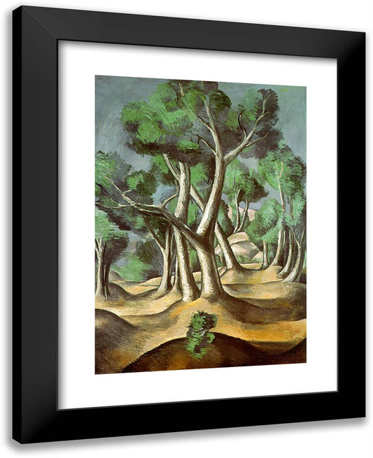 The Grove 19x24 Black Modern Wood Framed Art Print Poster by Derain, Andre
