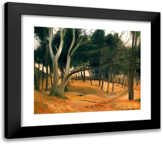 The Path of Forest 23x20 Black Modern Wood Framed Art Print Poster by Derain, Andre