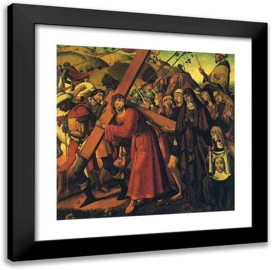 The Road to Calvary 20x20 Black Modern Wood Framed Art Print Poster by Derain, Andre