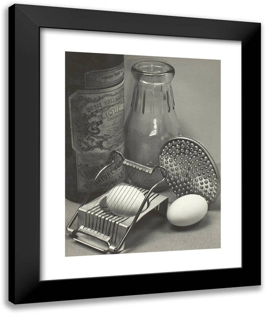 Still Life, San Francisco, California 20x24 Black Modern Wood Framed Art Print Poster by Adams, Ansel