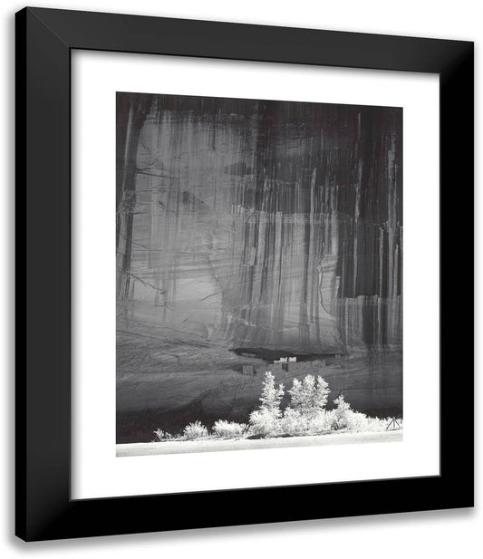 White House Ruin, Morning, Canyon De Chelly National Monument, Arizona 20x24 Black Modern Wood Framed Art Print Poster by Adams, Ansel