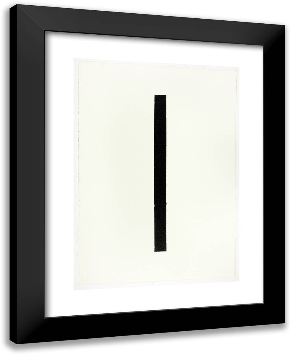 Canto IV, from 18 Cantos 19x24 Black Modern Wood Framed Art Print Poster by Newman, Barnett