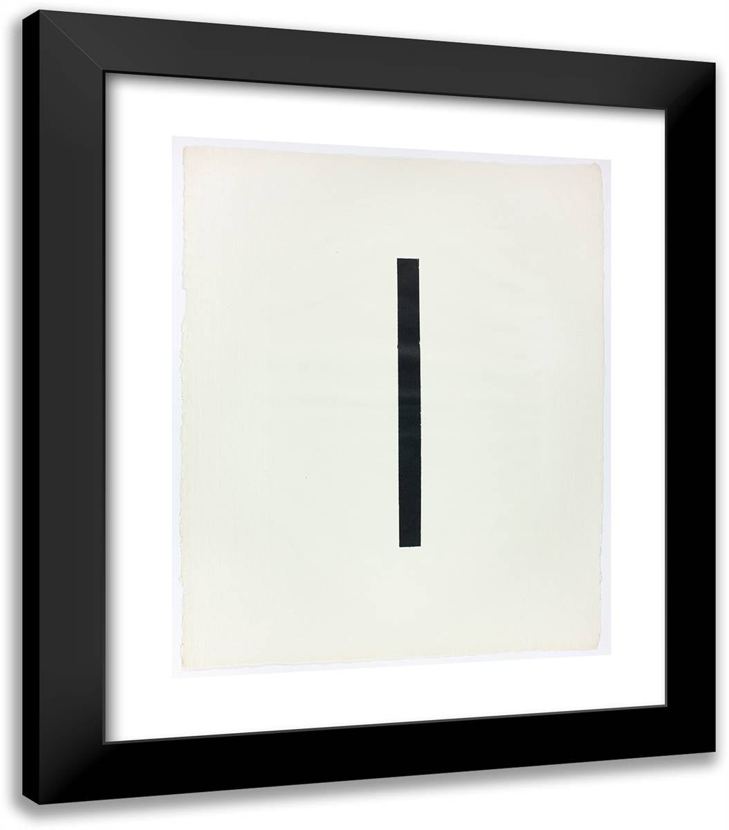Canto IV, from 18 Cantos_1 20x23 Black Modern Wood Framed Art Print Poster by Newman, Barnett