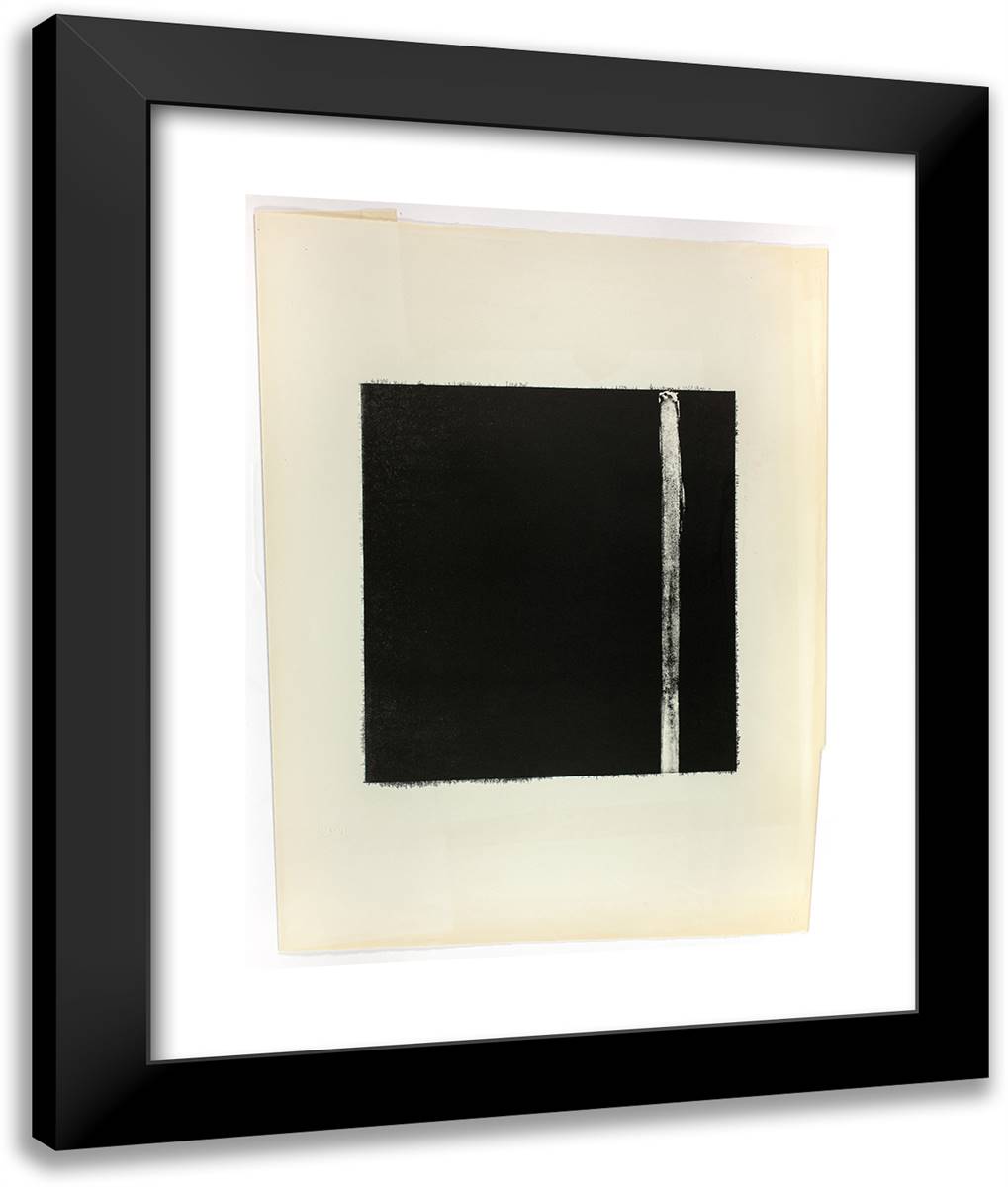 Canto V, from 18 Cantos_1 20x24 Black Modern Wood Framed Art Print Poster by Newman, Barnett
