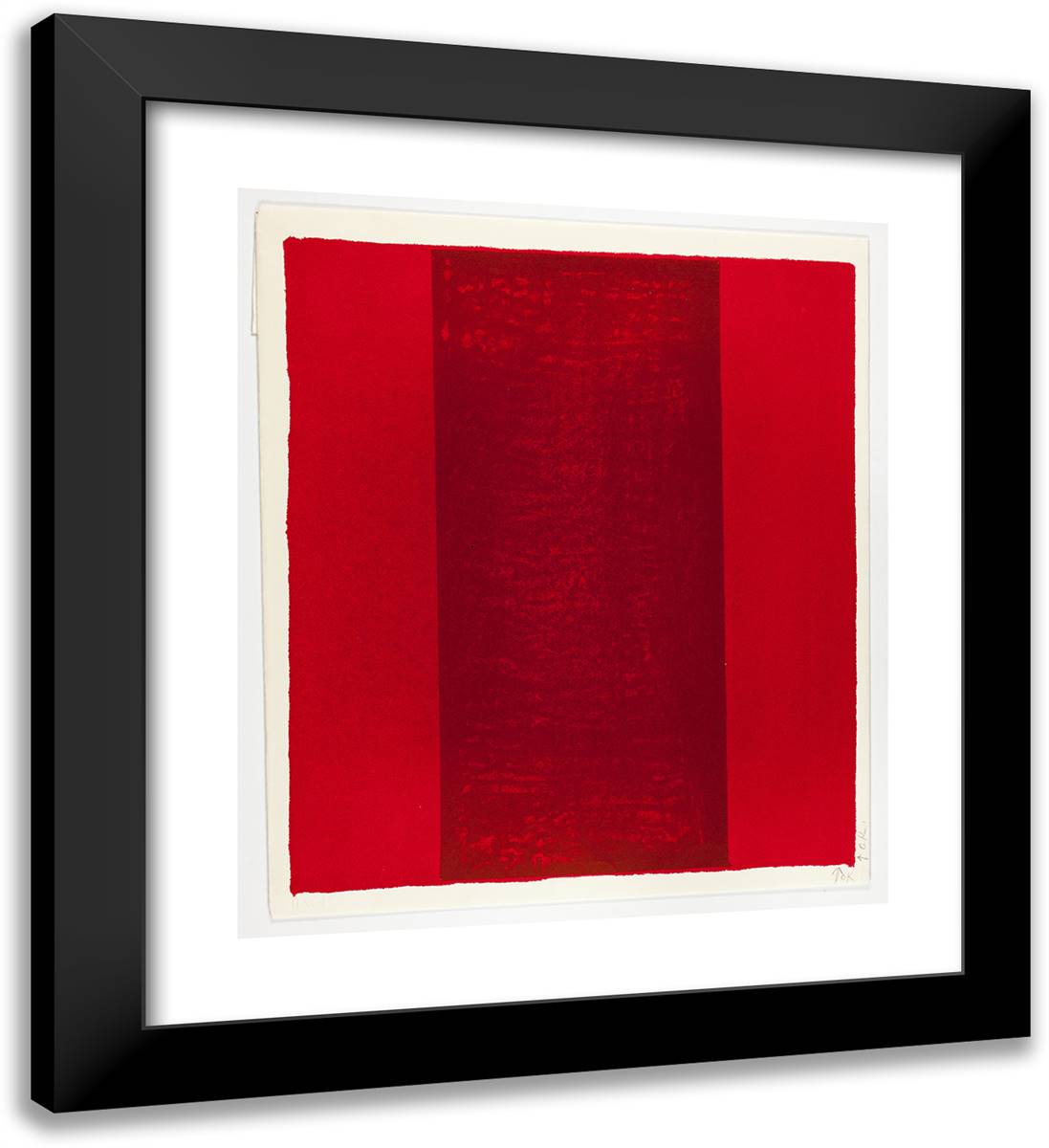 Canto XVII, from 18 Cantos_1 20x22 Black Modern Wood Framed Art Print Poster by Newman, Barnett