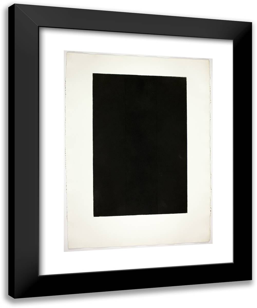 Untitled Etching 2_1 20x24 Black Modern Wood Framed Art Print Poster by Newman, Barnett