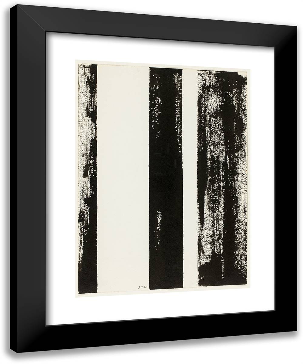 Untitled_1 19x24 Black Modern Wood Framed Art Print Poster by Newman, Barnett