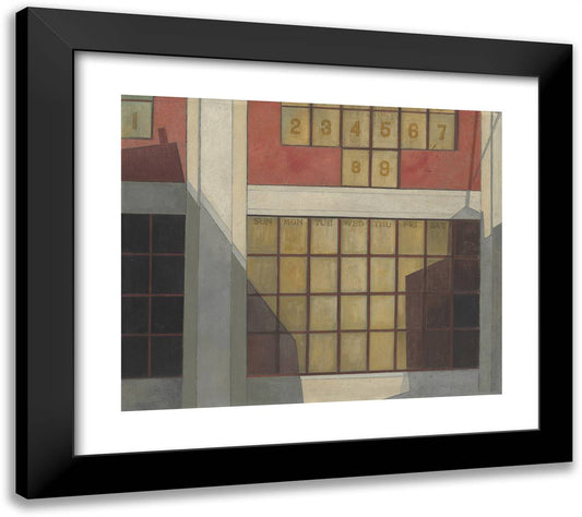 Business 22x20 Black Modern Wood Framed Art Print Poster by Demuth, Charles