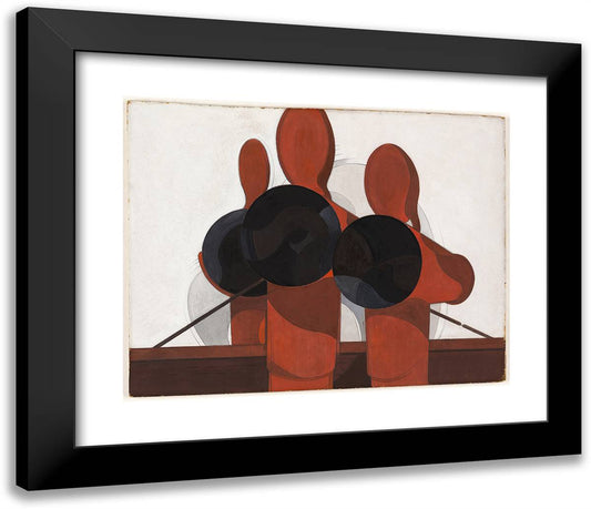 Waiting (Ventilators) 23x20 Black Modern Wood Framed Art Print Poster by Demuth, Charles
