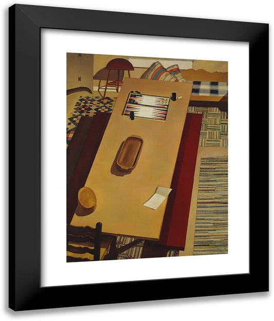 Americana 20x24 Black Modern Wood Framed Art Print Poster by Sheeler, Charles