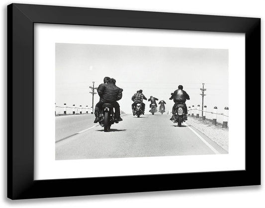 Route 12, Wisconsin_1 24x19 Black Modern Wood Framed Art Print Poster by Lyon, Danny