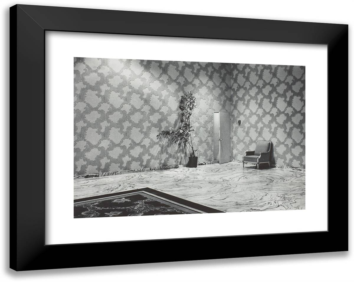 Miami Beach 24x19 Black Modern Wood Framed Art Print Poster by Erwitt, Elliot