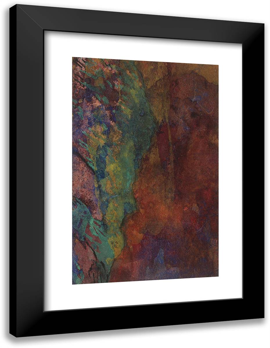 Landscape_1 18x24 Black Modern Wood Framed Art Print Poster by Nolde, Emil