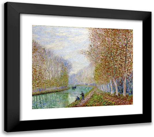 Autumn Effect 22x20 Black Modern Wood Framed Art Print Poster by Picabia, Francis