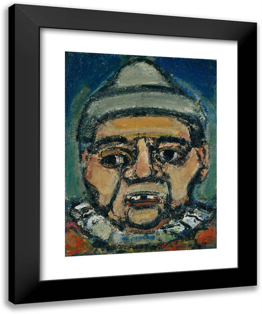 The Dwarf 20x24 Black Modern Wood Framed Art Print Poster by Rouault, Georges