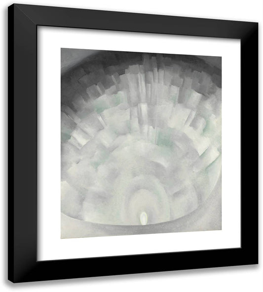Ballet Skirt or Electric Light 20x22 Black Modern Wood Framed Art Print Poster by O'Keeffe, Georgia