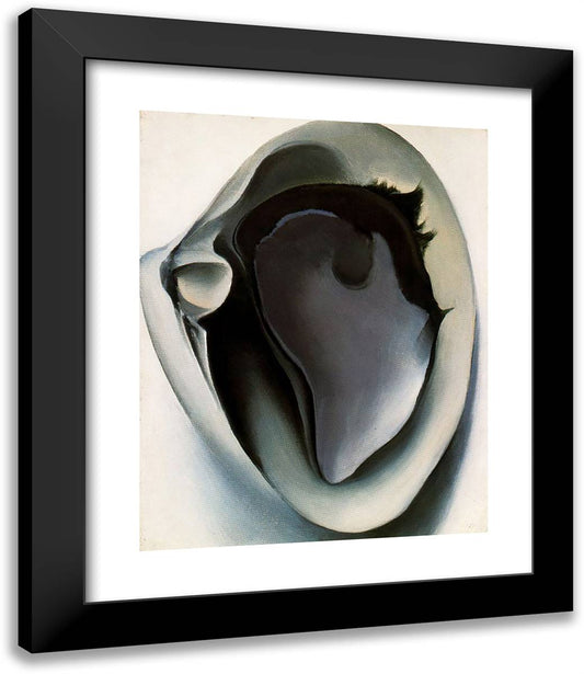Clam and Mussel 20x24 Black Modern Wood Framed Art Print Poster by O'Keeffe, Georgia
