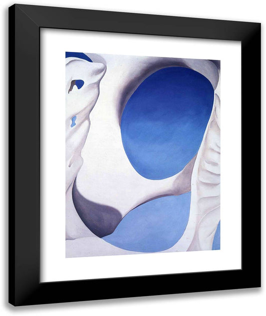 Pelvis II 20x24 Black Modern Wood Framed Art Print Poster by O'Keeffe, Georgia