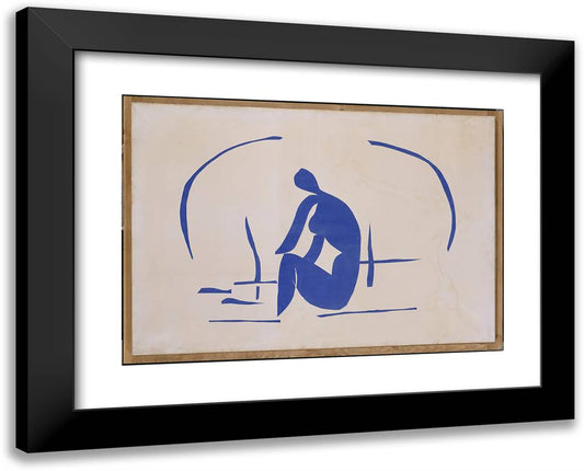 Bather in the Reeds 24x19 Black Modern Wood Framed Art Print Poster by Matisse, Henri