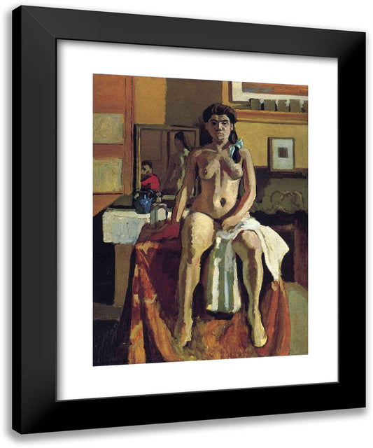 Carmelina 19x24 Black Modern Wood Framed Art Print Poster by Matisse, Henri