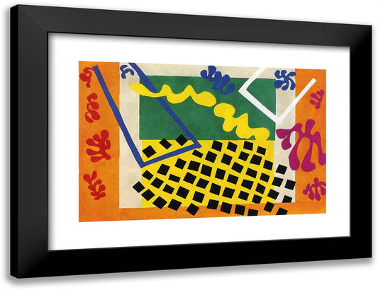 Codomas 24x18 Black Modern Wood Framed Art Print Poster by Matisse, Henri