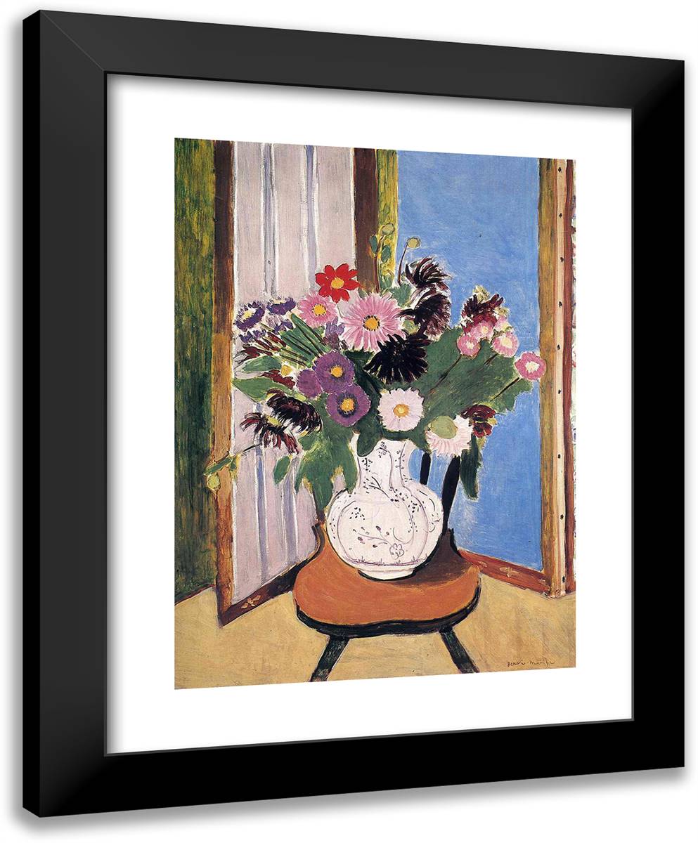 Daisies II 19x24 Black Modern Wood Framed Art Print Poster by Matisse, Henri